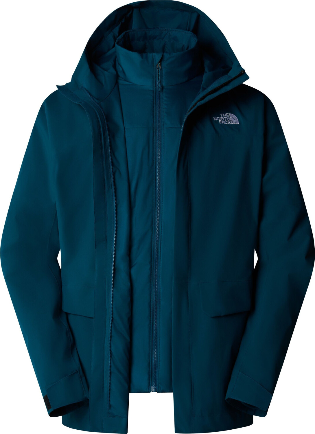 The North Face Men's DryVent Mono Triclimate 3-in-1 Parka (NF0A88WA) midnight petrol