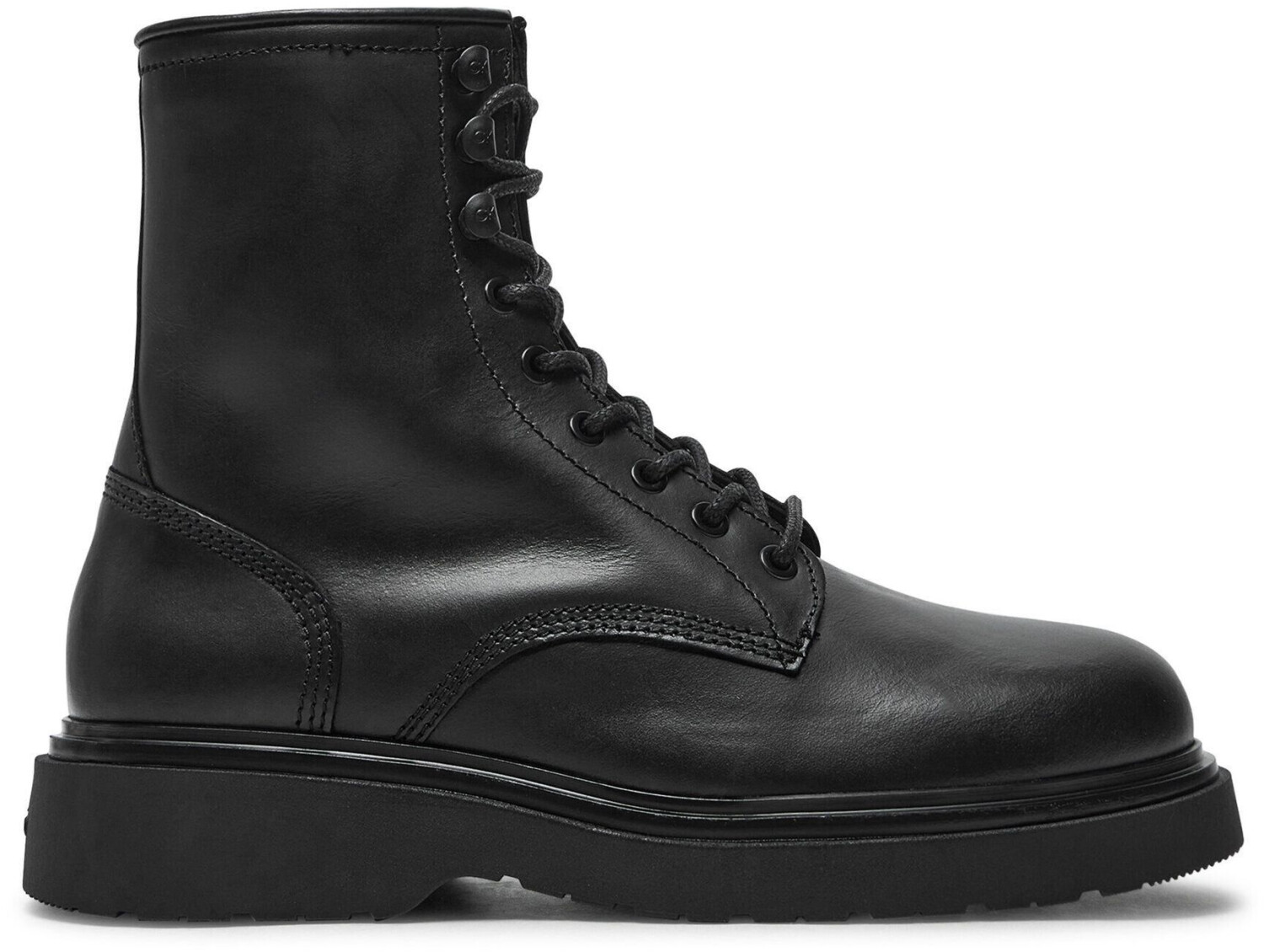 Calvin Klein Leather Boots HM0HM01575 Ck black