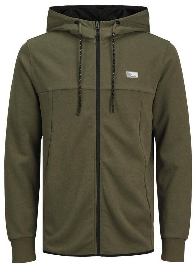 Jack & Jones High Neck Sweat Jacket (12204926) dusty olive
