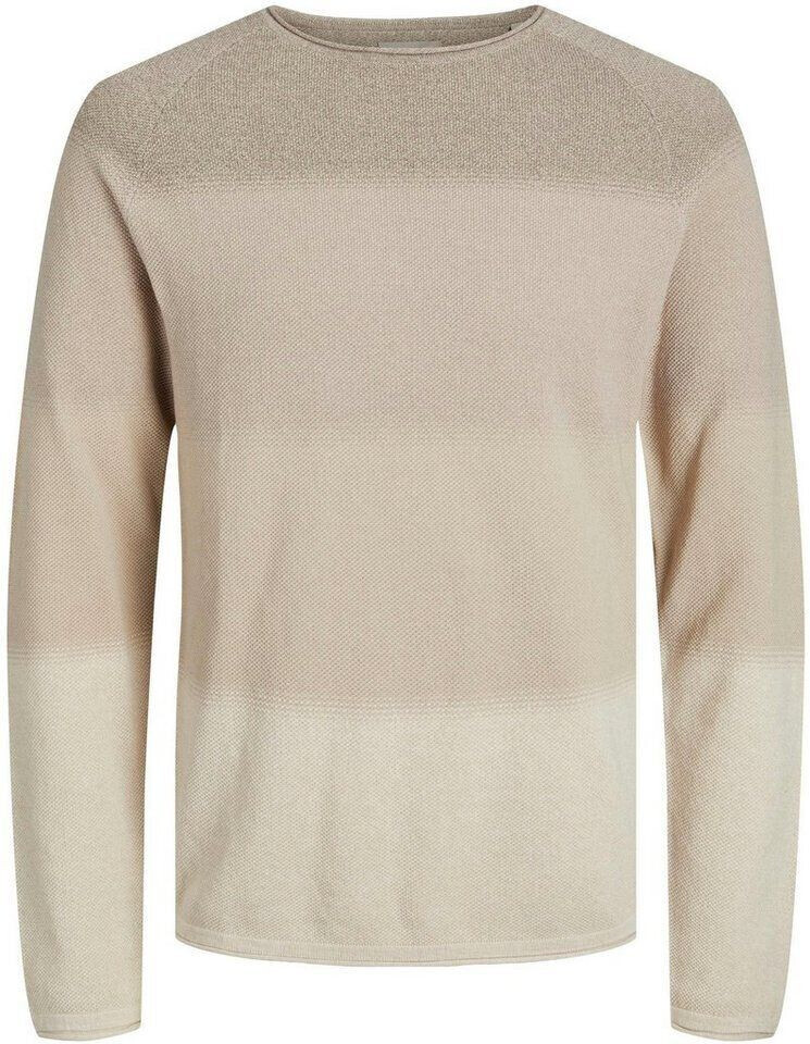 Jack & Jones Hill Knit Crew (12157321) oatmeal 1