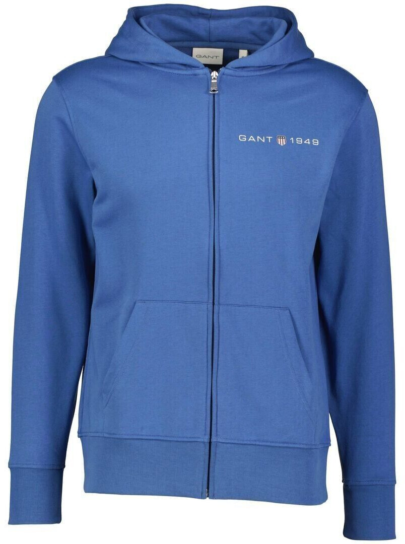 GANT Printed Graphic Zipper Sweater (2003241) blue