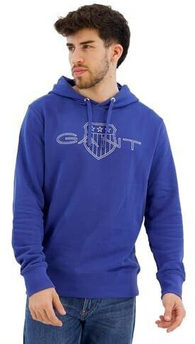 GANT Logo Hoodie (2005142) blue