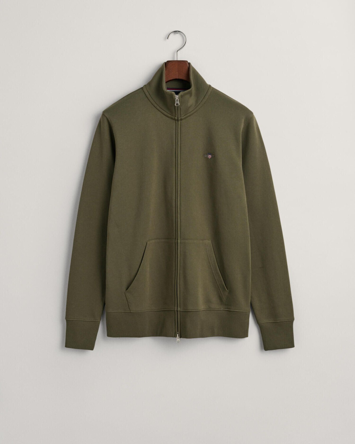 GANT Shield Sweatjacket (2008006) juniper green