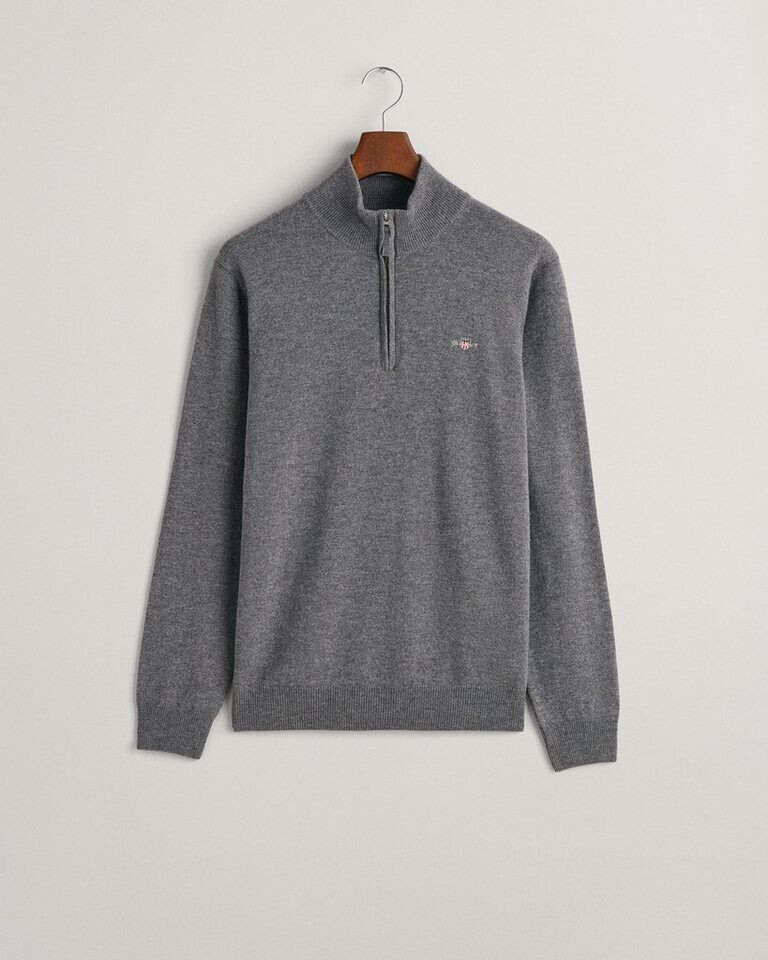 GANT Superfine Lambswool Troyer (87213) grey