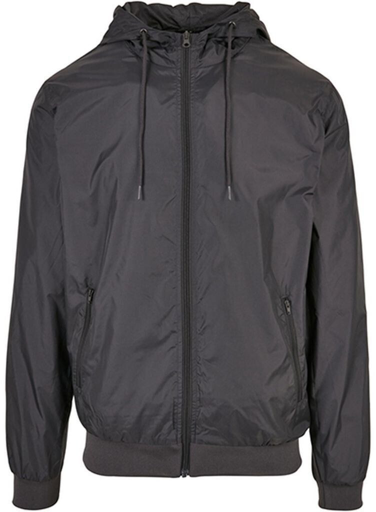 Build Your Brand Windrunner Jacket (BY016-darkshadow/darkshadow_3XL)