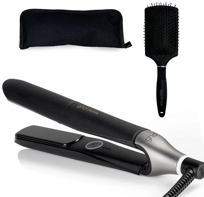 ghd Chronos noir avec trousse de voyage et brosse