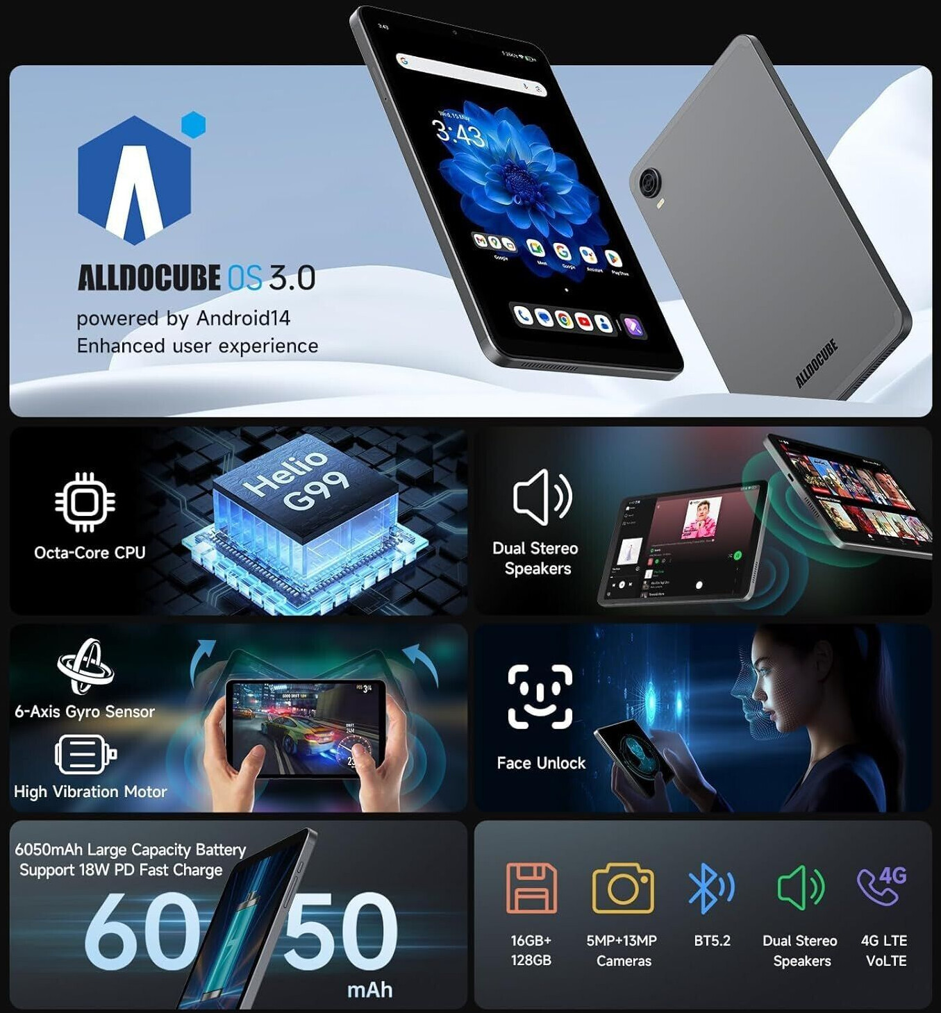 AlldoCube iPlay 60 Mini Pro ab 145,99 € (Februar 2025 Preise) |  Preisvergleich bei idealo.de