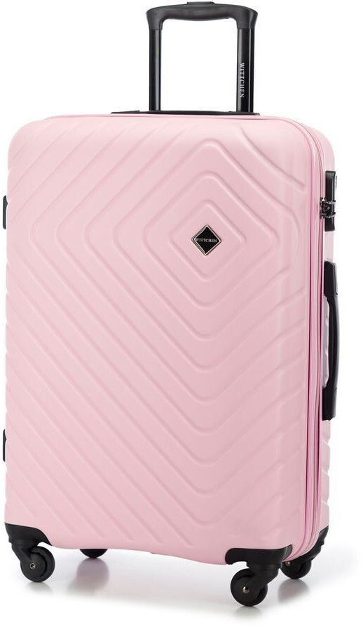 Wittchen Cube Line 4-Wheel-Trolley 67,5 cm (56-3A-752) light pink