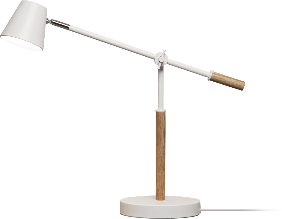 Unilux LED table lamp Vicky white beech