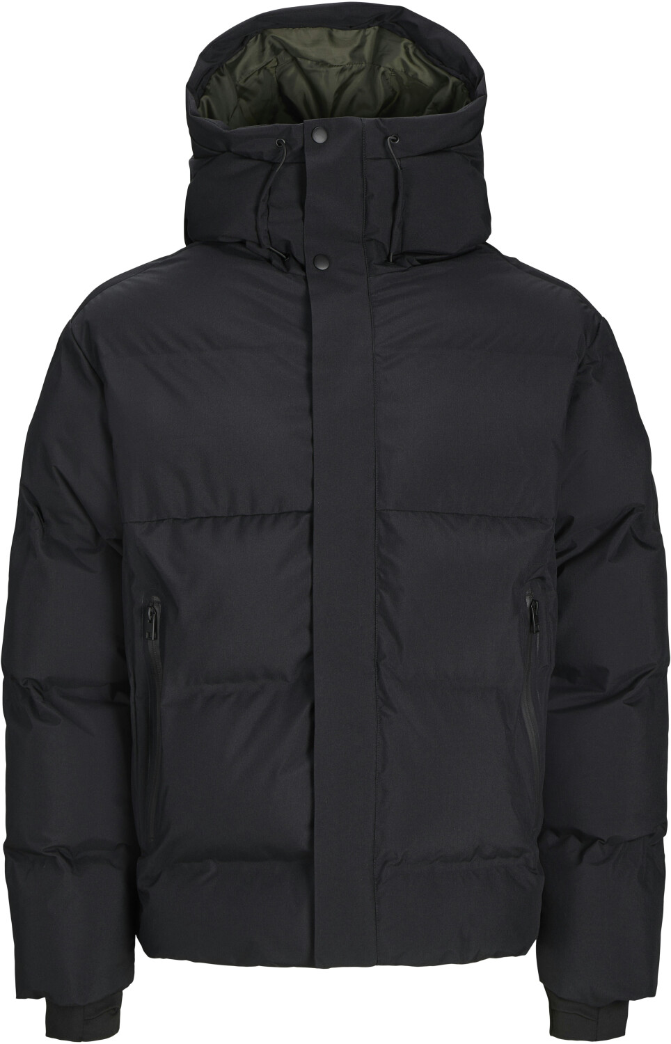 Jack & Jones Alpha Puffer Plus Size Jacket (12267779-Black-EU2XL US1L)