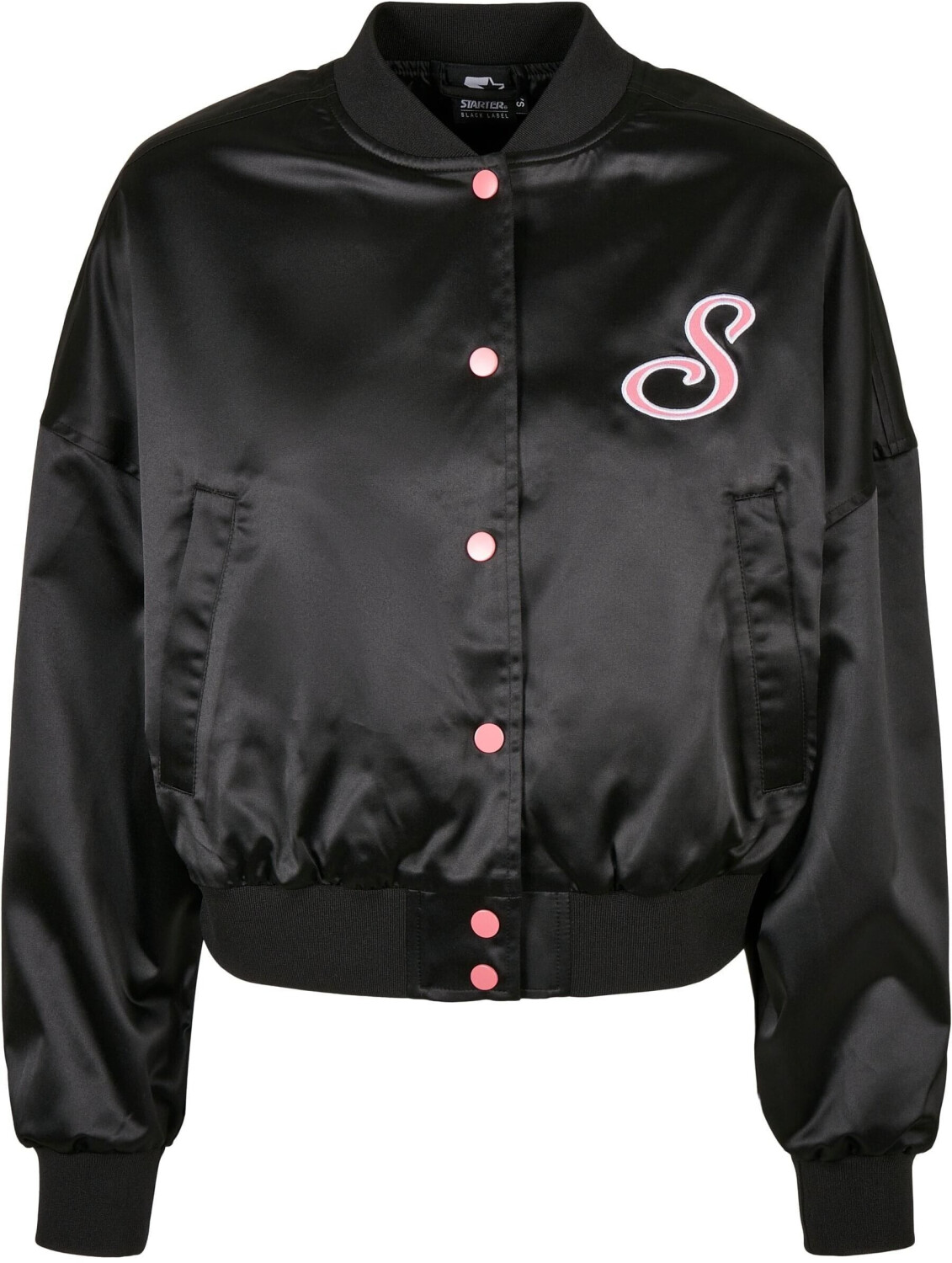 Starter Black Label Satin College Bomber Jacket (ST227-Black)