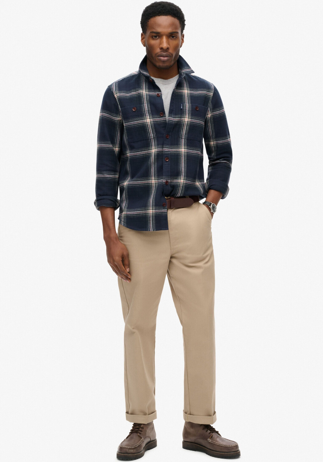Superdry Vintage Check Overshirt (M4010651A-B4M)