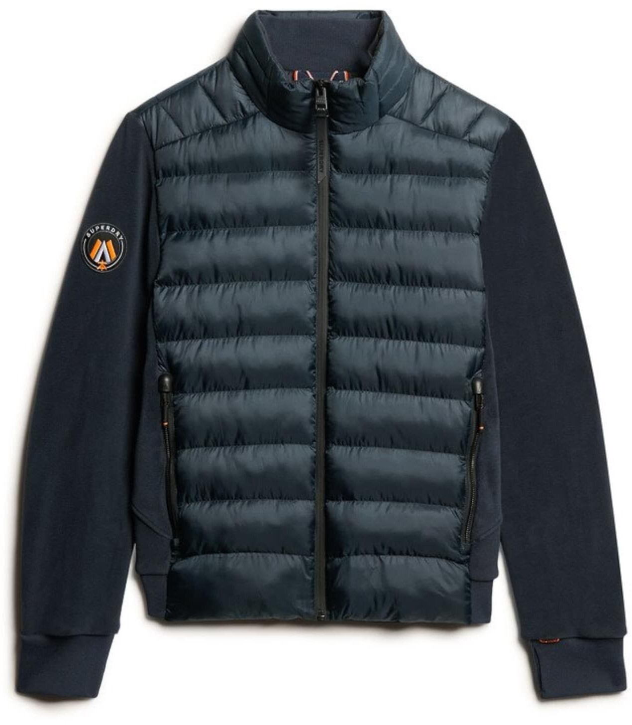 Superdry Storm Fleece Hybrid Bomber Jacket (M5012044A) blue