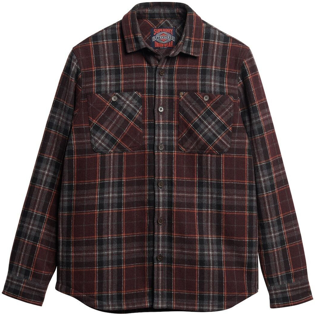 Superdry Merchant Quilted Langarmhemd (M4010675A-9XI)