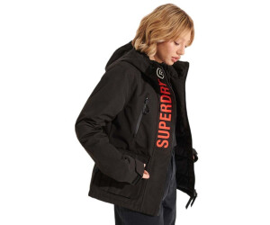 Superdry Herren Ultimate SD Windjacke Mit Kapuze - Flammenorange XXL, Wasserabweisend, Lockere Passform