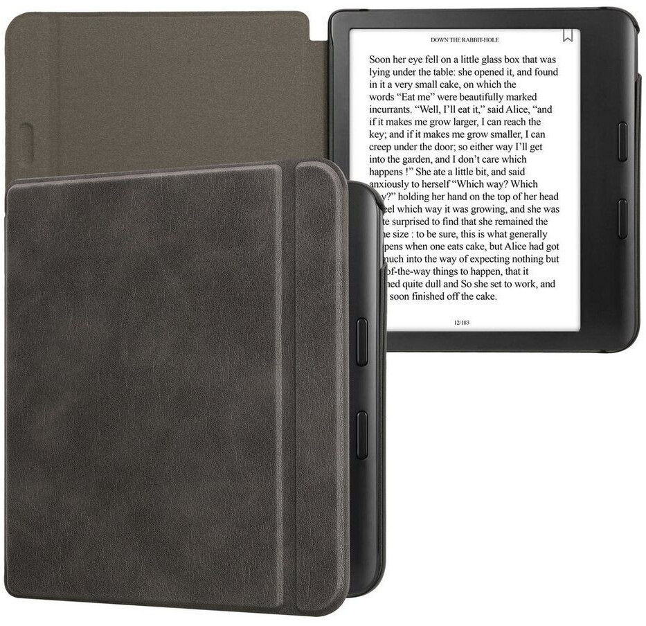 Kwnobile Origami-Hülle Für Kobo Libra Colour/Tolino Vision Color – Kunstleder Mit Ständer, Travel-Design