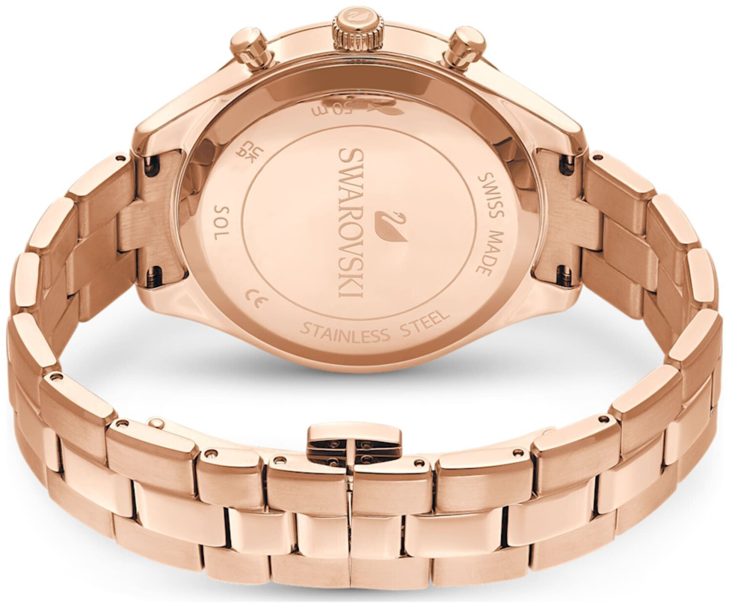 Swarovski rose gold watch on sale