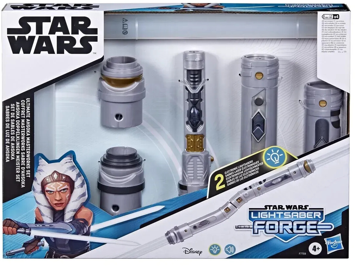 Hasbro Star Wars lightsaber Forge Ashoka Tano double blade