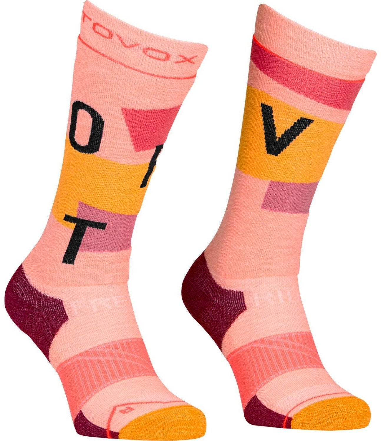 Ortovox Freeride Long Cozy Socks W (54411) bloom