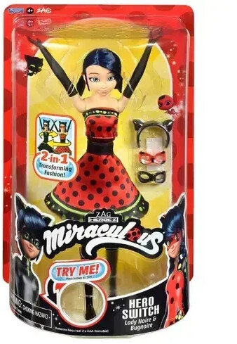 Bandai Miraculous transforming doll Ladybug - 26 cm