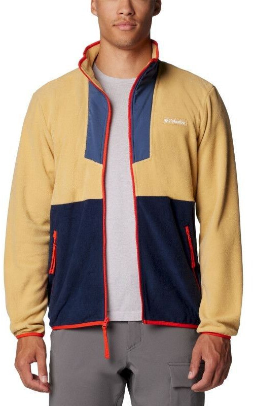 Columbia Sequoia Grove Full Zip Fleece light camel/dark mountain/collegiate navy/spice