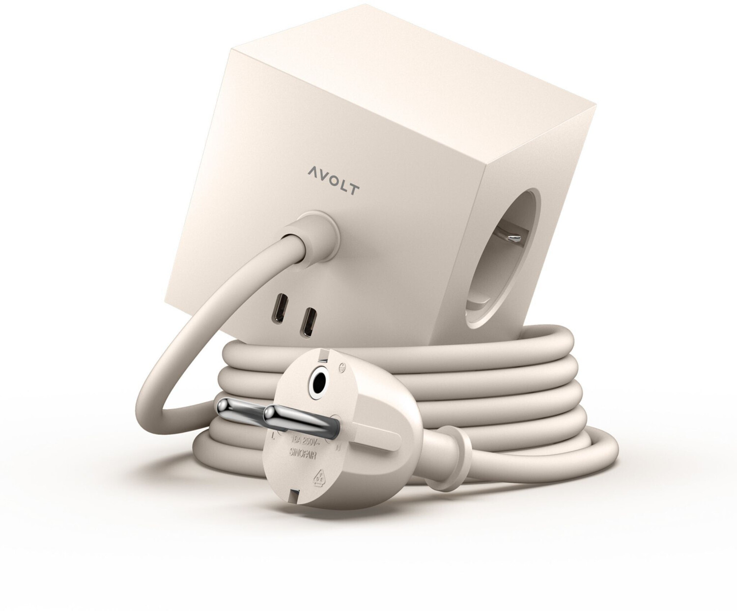 Avolt Square 1 USB-C 30W 1,8 m Nomad Sand