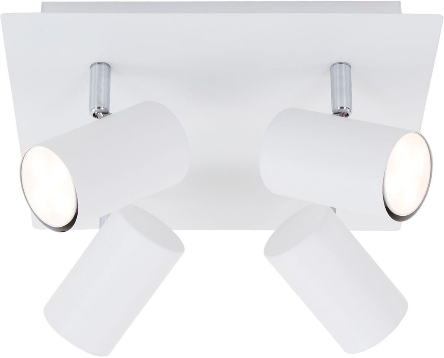 Briloner LED ceiling spots 2857046 Run warm white, 26.5x26.5x12.3cm, white, max.40W, GU10