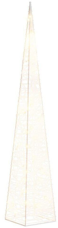 vidaXL Light cone Christmas decoration 30 LEDs warm white 60 cm acrylic
