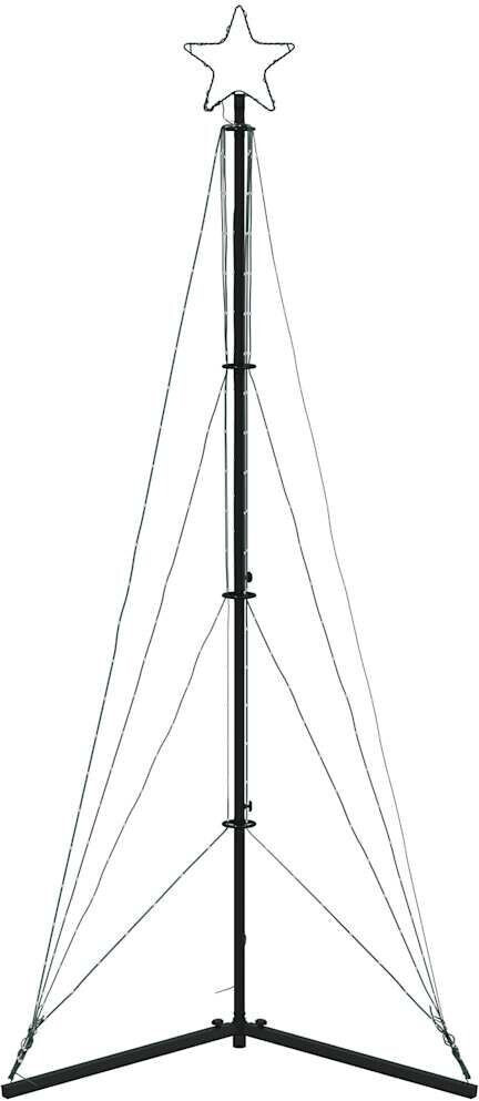 vidaXL Christmas tree lighting 363 LEDs blue 182 cm