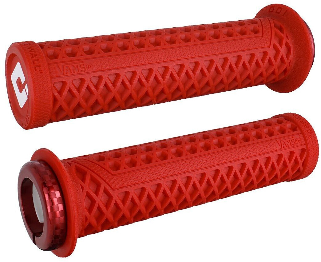 ODI Vans V2.1 Lock-On Grips (135 mm) red