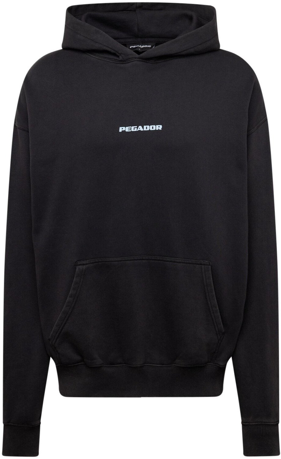 Pegador Oversized Hoodie Colne Logo Vintage black baby blue