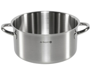 De Buyer Faitout PRIM'APPETY Inox 28 Cm – Sans Couvercle, Fond Épais Induction, Qualité Pro