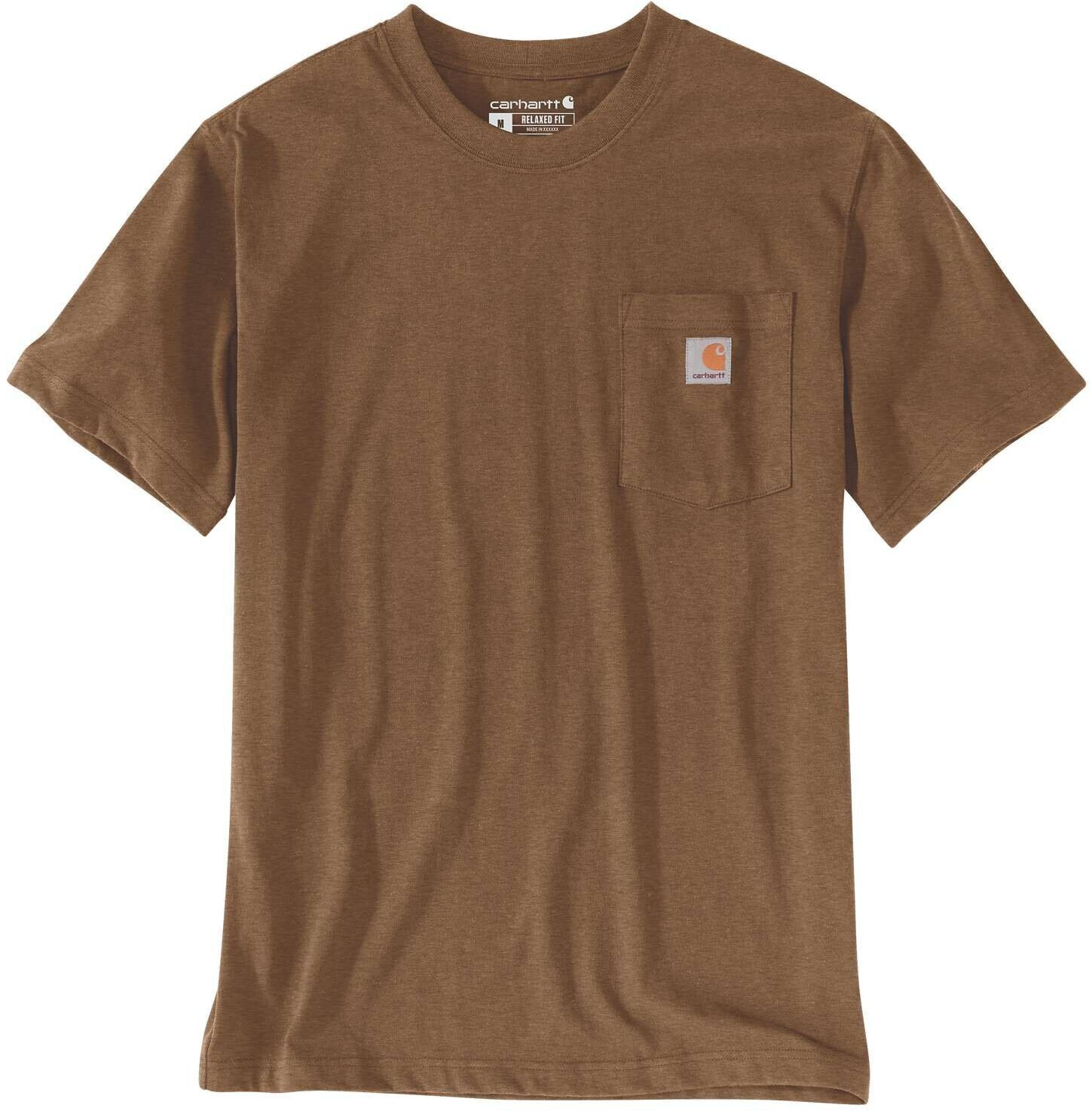 Carhartt Workwear Pocket Short-Sleeve T-Shirt (103296) oiled walnut heather