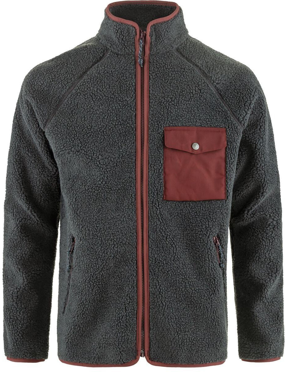 Fjällräven Vardag Pile Fleece M (84158) grey-maroon