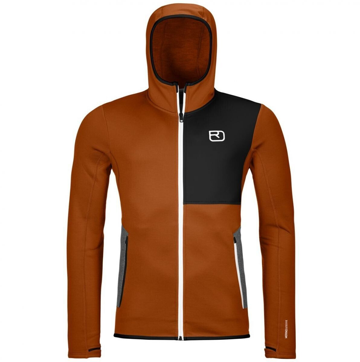 Ortovox Fleece Hoody (86986) bristle brown