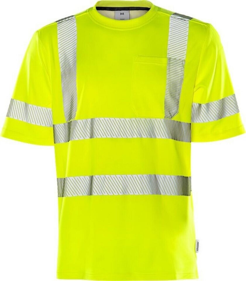 Fristads Warning protection T-Shirt 7407 THV Stiby with UV-Protection yellow