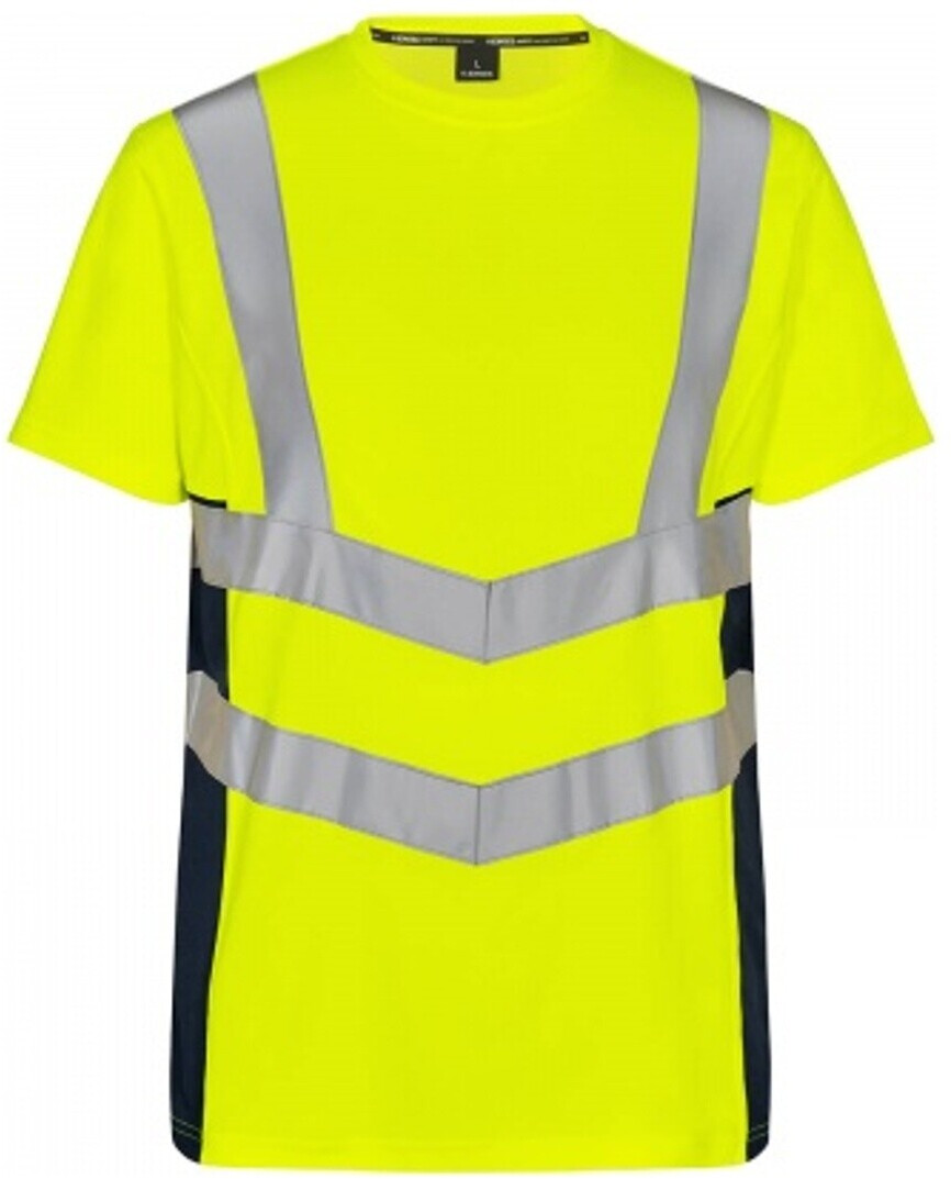 ENGEL Warning protection T-Shirt 9544-182 Safety Kl. 2 yellow/marine