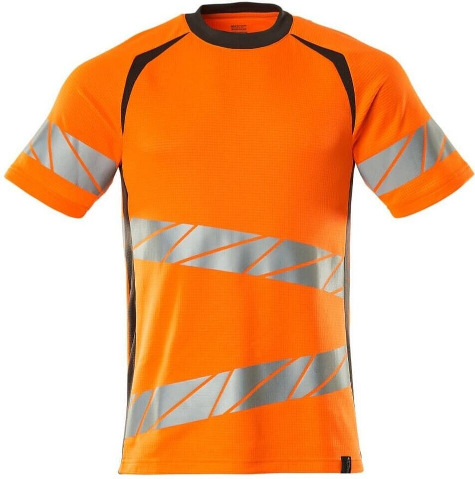 Mascot Workwear Warning protection T-Shirt ACCELERATE SAFE UV-Protection orange/dunkelanthracite