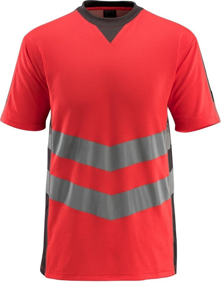Mascot Workwear Warning protection T-Shirt SANDWELL Safe Supreme UV-Protection red/dunkelanthracite