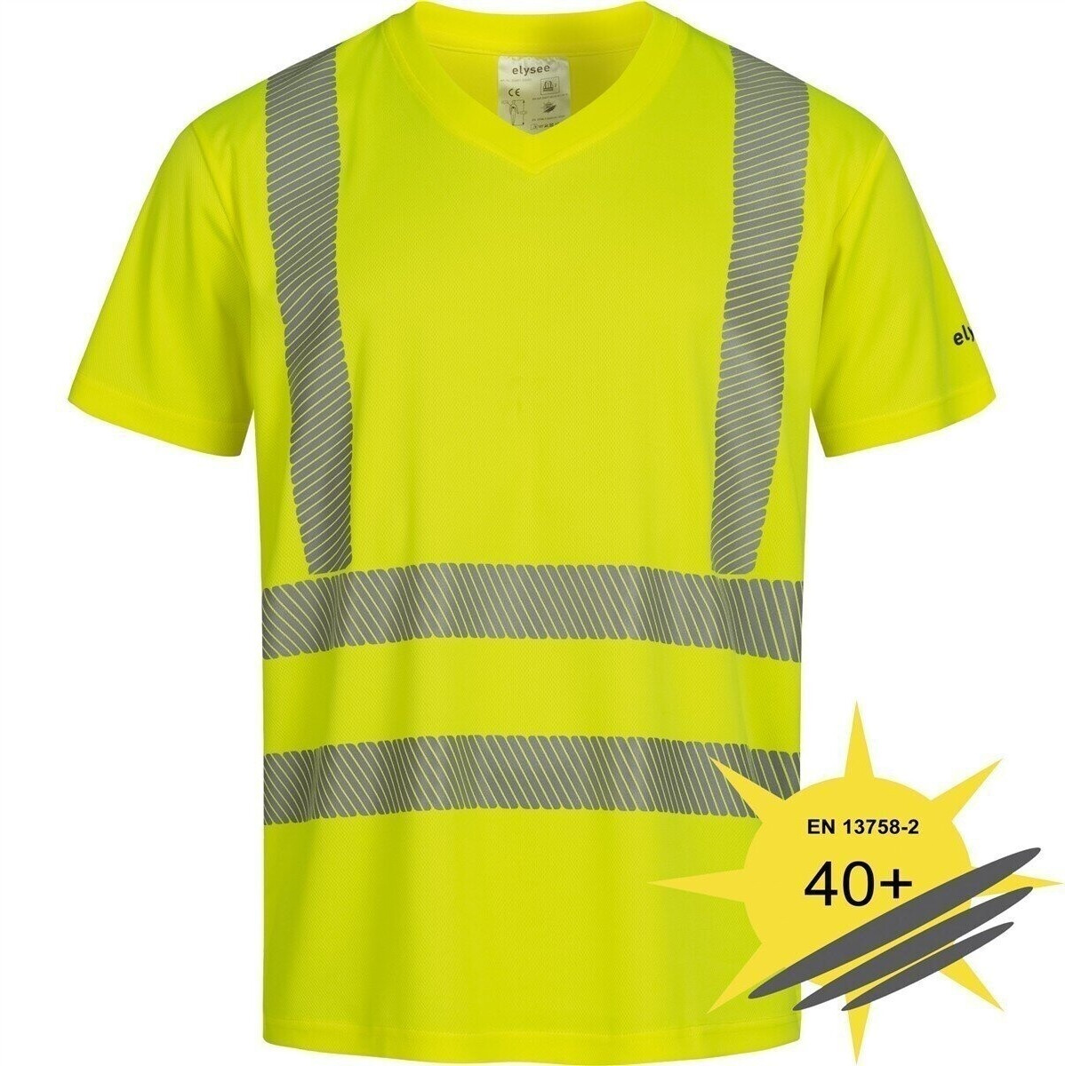 Elysee Warning protection T-Shirt UV-Protectionnature yellow