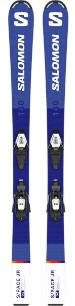 Salomon Kinder All-Mountain Ski L S/RACE Jr S + C5 GW J75 Race Blue/White