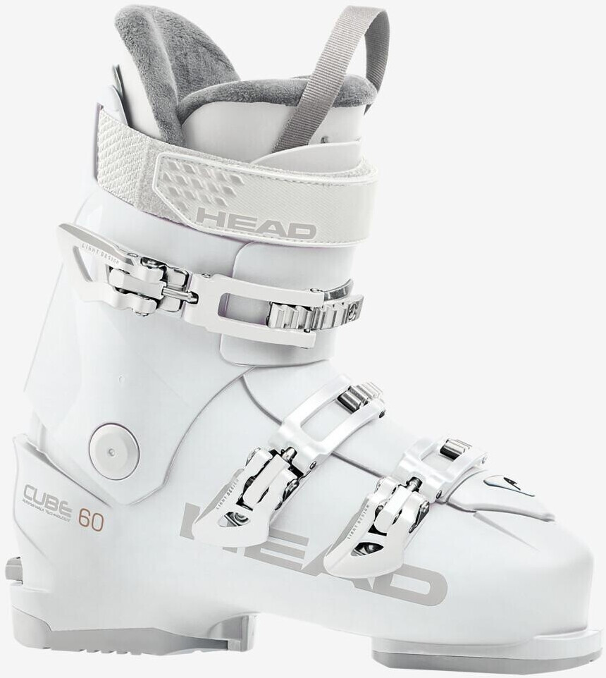 Chaussures De Ski Head Cube 3 60 W - Flex 60, Pour Femmes Débutantes, Posture Droite, Chausson Rapide - Noir Et Blanc