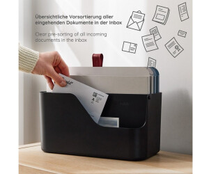 Rotho MyPaper Inbox document organizer MY PAPER Plus, Kunststof (PP) BPA- vrij, wit, (36,4 x 16,8 x 31,7 cm