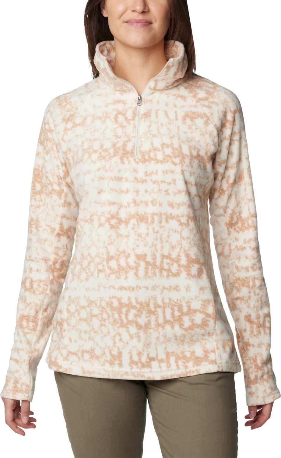 Columbia Women’s Glacial IV Half Zip Fleece chalk stippled stripe