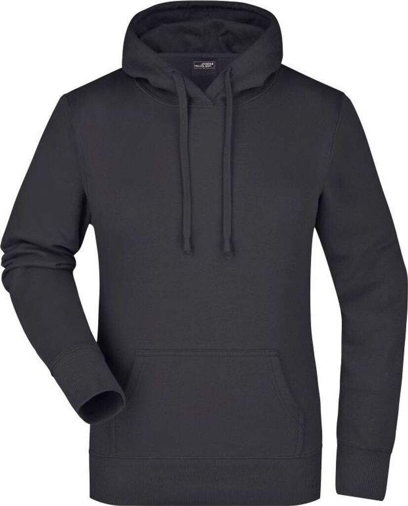 James & Nicholson Damen Kapuzensweatshirt JN051 schwarz