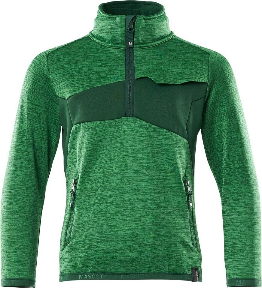Mascot Workwear Kinder Fleecepullover ACCELERATE grasgrün/grün
