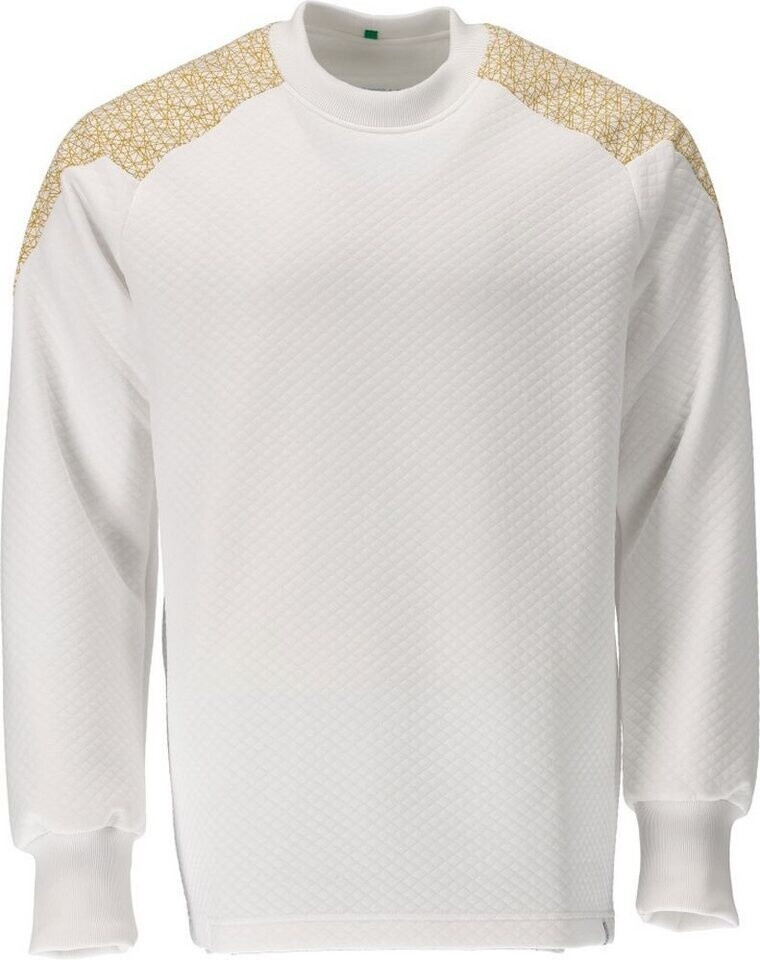 Mascot Workwear Sweatshirt 20084-932 Food & Care weiß/currygelb