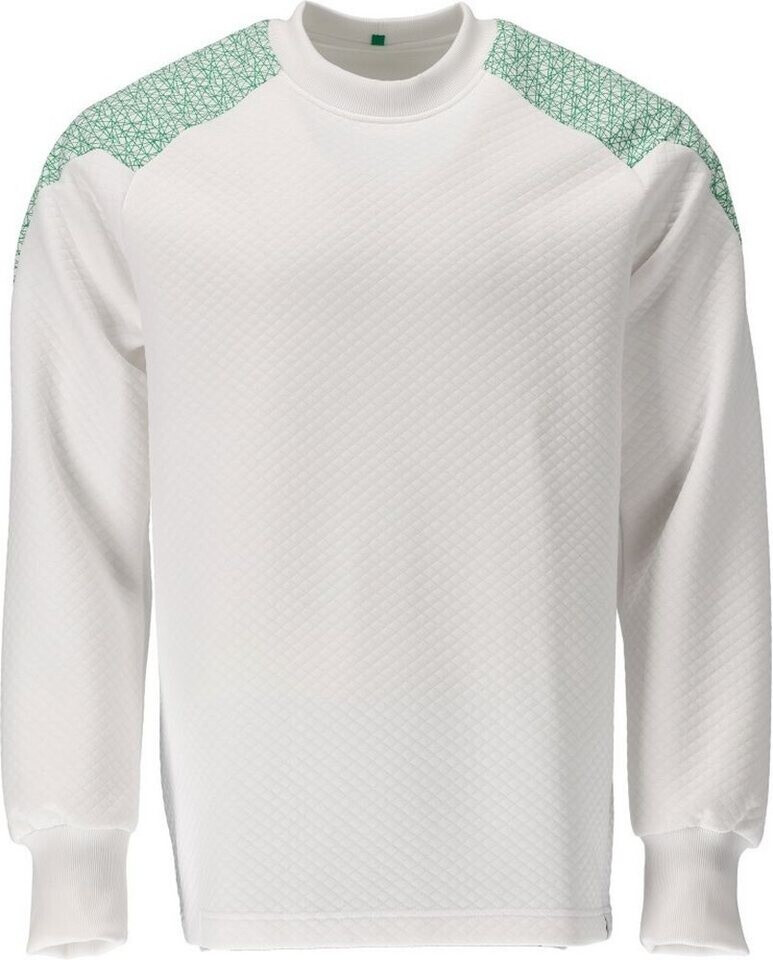 Mascot Workwear Sweatshirt 20084-932 Food & Care weiß/grasgrün
