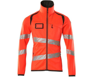 Mascot Workwear Warnschutz Fleecejacke ACCELERATE SAFE rot/dunkelanthrazit