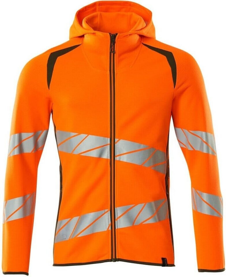 Mascot Workwear Warnschutz Kapuzensweatshirt ACCELERATE SAFE orange/moosgrün